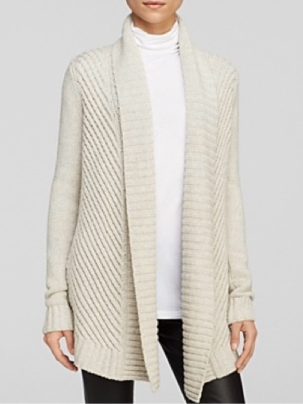Vince oatmeal heather oatmeal cardigan